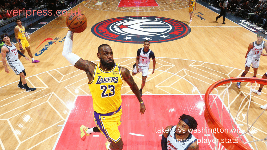 lakers vs washington wizards match player stats